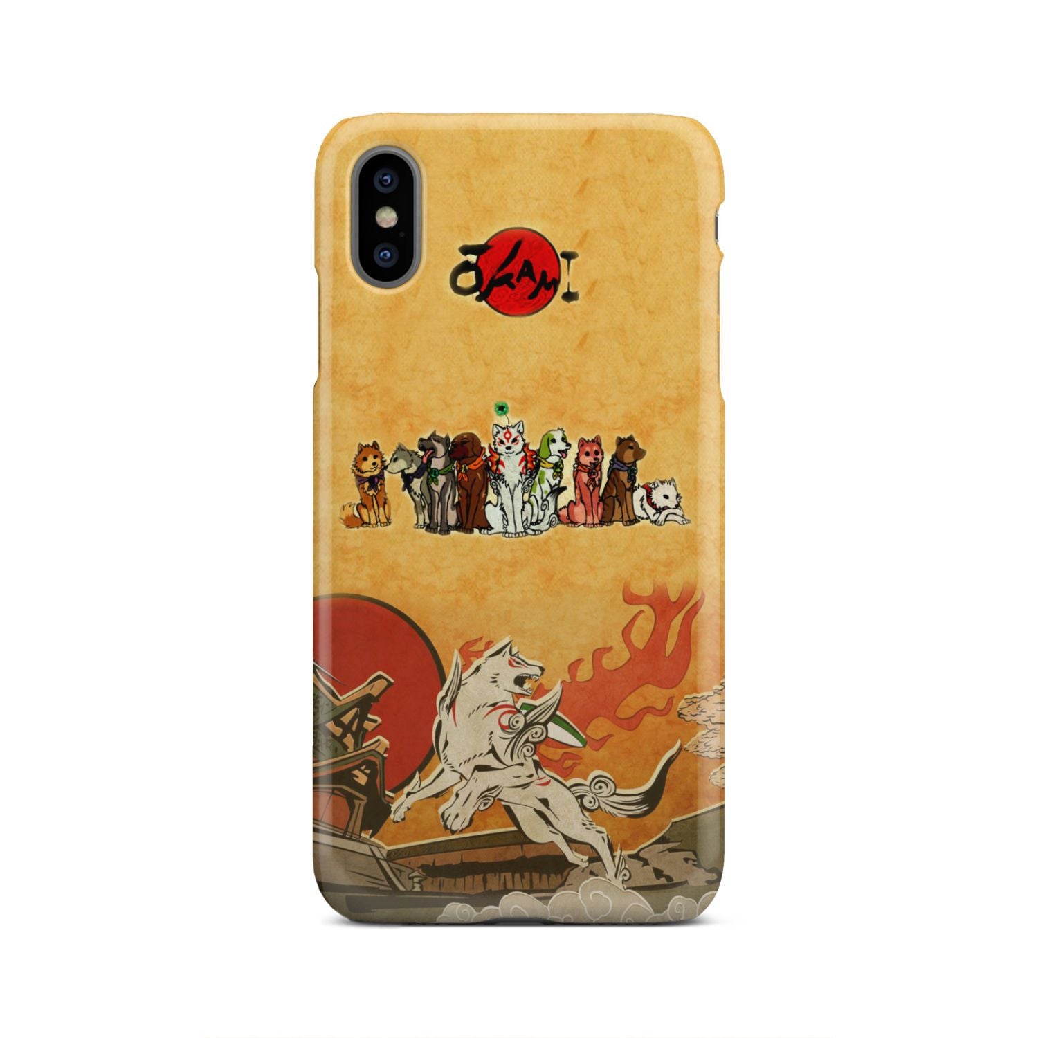 Okami and the Satomi Canine Warriors Phone Case iPhone Xs Max