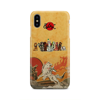Okami and the Satomi Canine Warriors Phone Case iPhone Xs Max