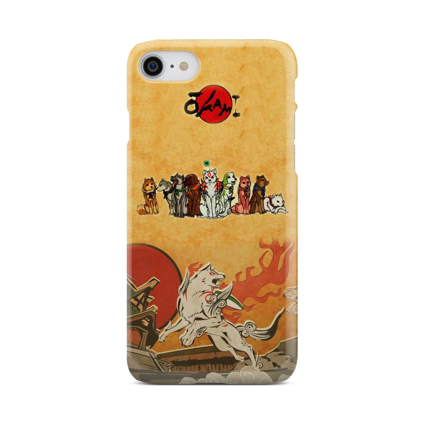 Okami and the Satomi Canine Warriors Phone Case iPhone 8