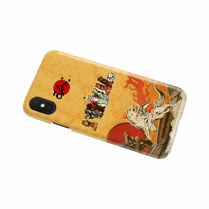 Okami and the Satomi Canine Warriors Phone Case