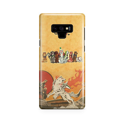 Okami and the Satomi Canine Warriors Phone Case Samsung Galaxy Note 9