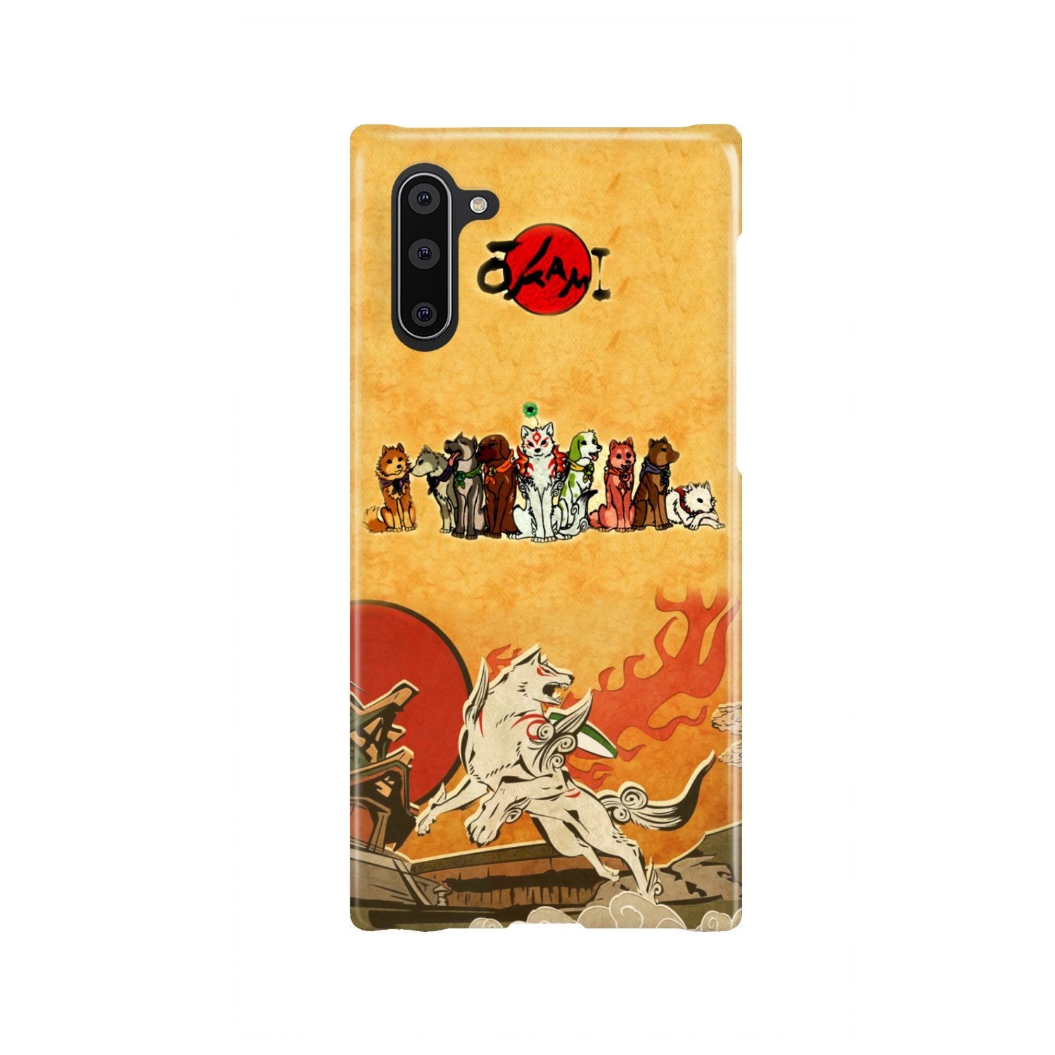 Okami and the Satomi Canine Warriors Phone Case Samsung Galaxy Note 10