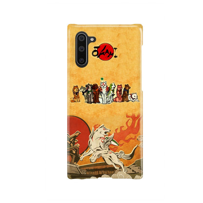 Okami and the Satomi Canine Warriors Phone Case Samsung Galaxy Note 10