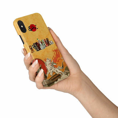 Okami and the Satomi Canine Warriors Phone Case