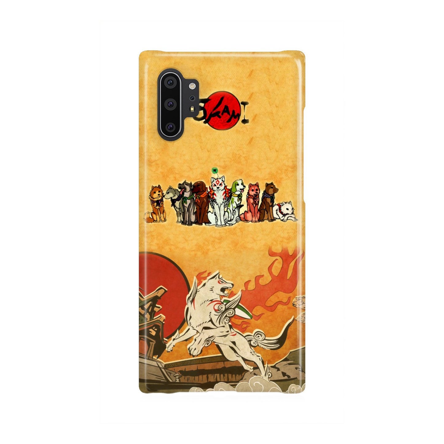 Okami and the Satomi Canine Warriors Phone Case Samsung Galaxy Note 10 Plus