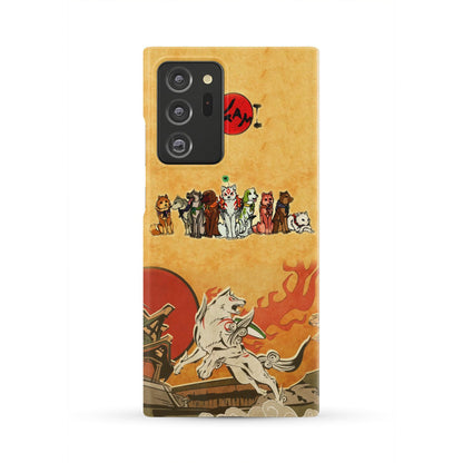 Okami and the Satomi Canine Warriors Phone Case Samsung Galaxy Note 20 Ultra