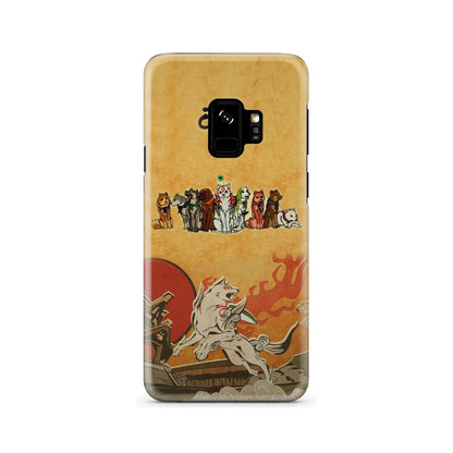 Okami and the Satomi Canine Warriors Phone Case Samsung Galaxy S9