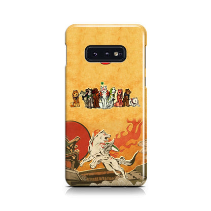 Okami and the Satomi Canine Warriors Phone Case Samsung Galaxy S10e