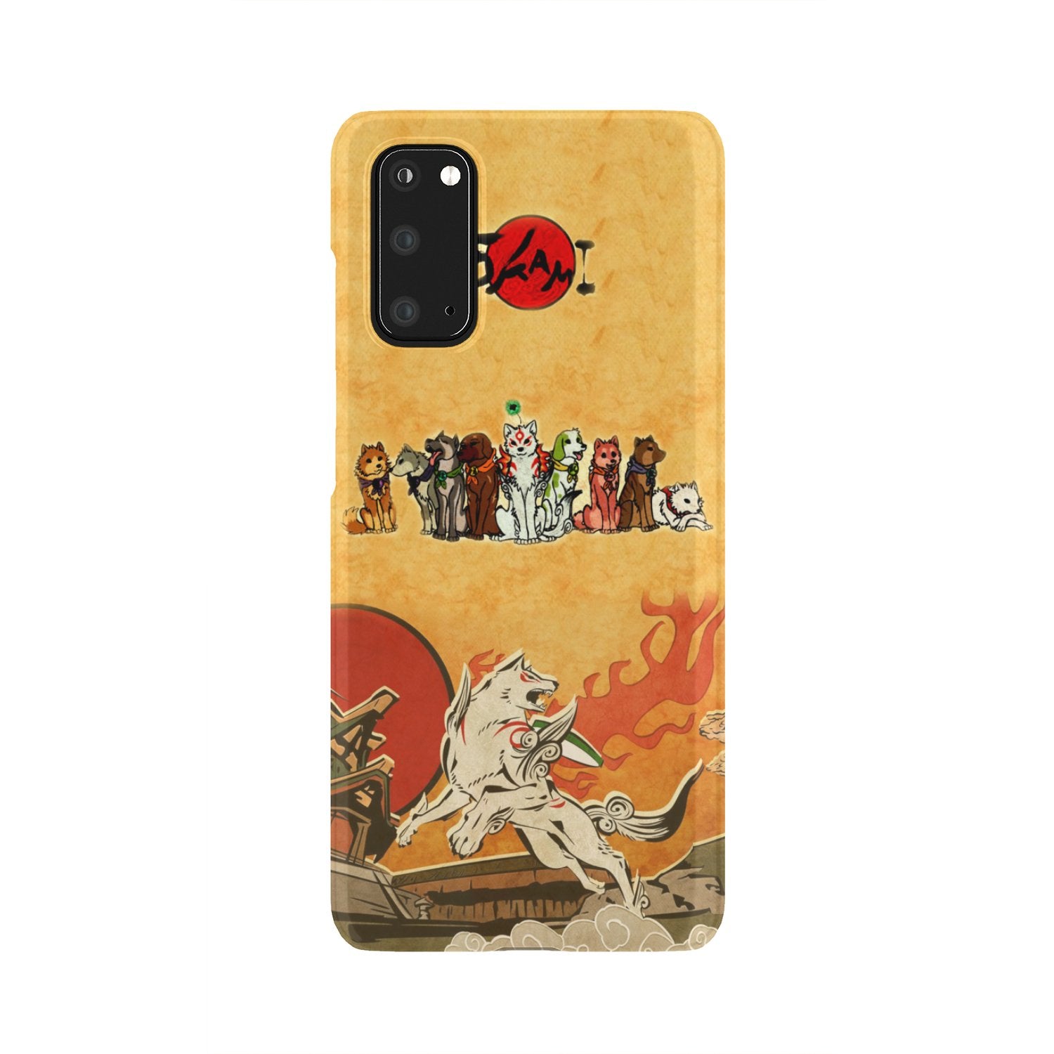 Okami and the Satomi Canine Warriors Phone Case Samsung Galaxy S20