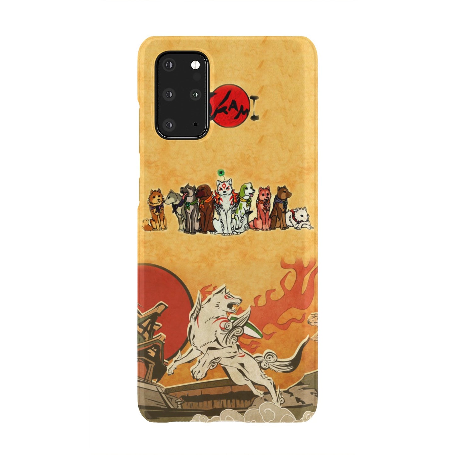 Okami and the Satomi Canine Warriors Phone Case Samsung Galaxy S20 Plus