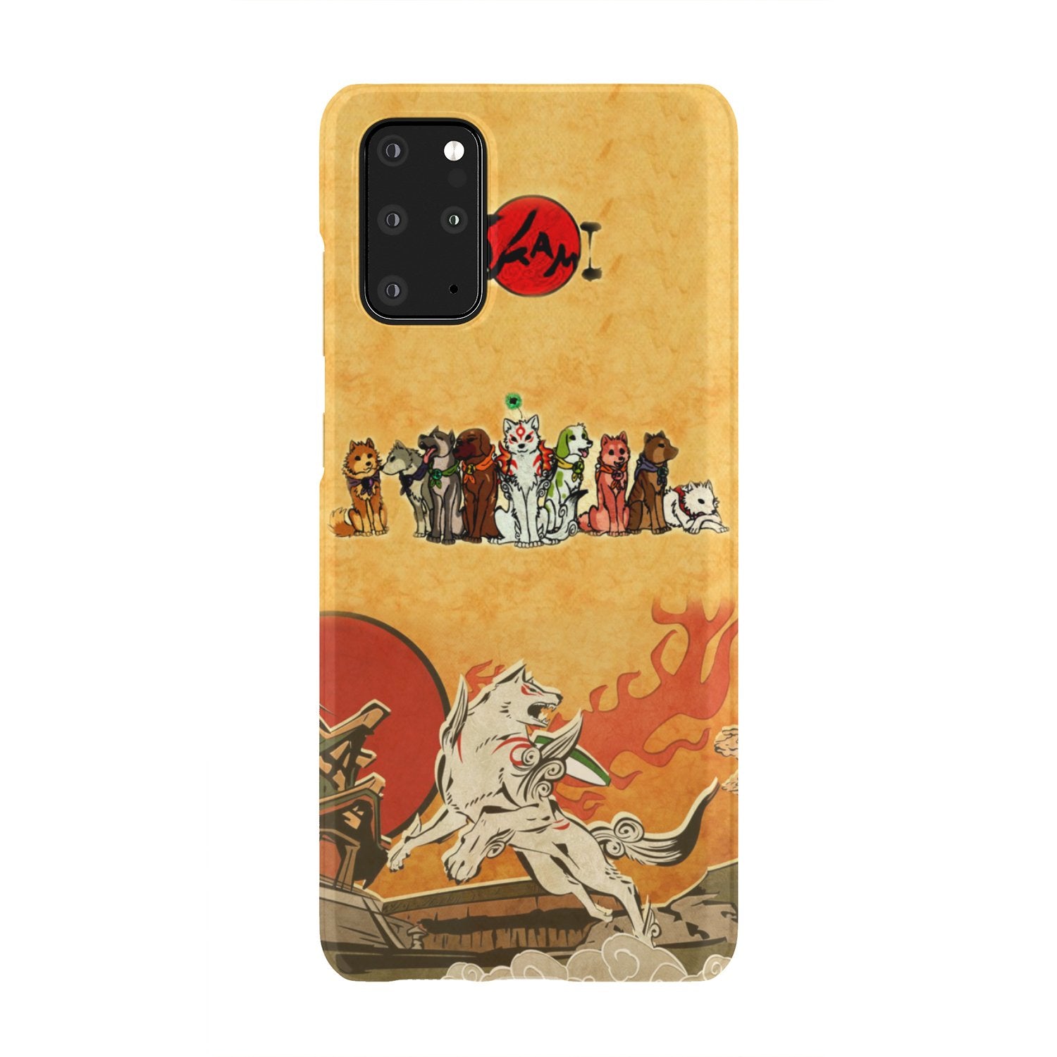 Okami and the Satomi Canine Warriors Phone Case Samsung Galaxy S20 Plus