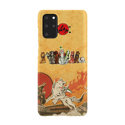 Okami and the Satomi Canine Warriors Phone Case Samsung Galaxy S20 Plus