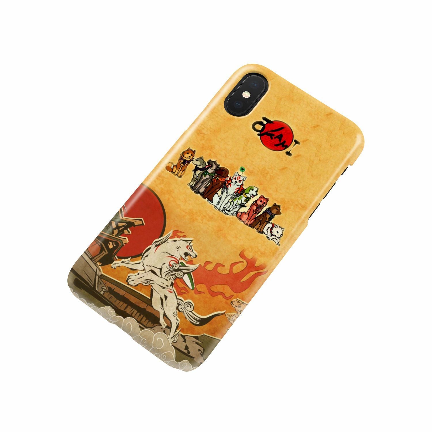 Okami and the Satomi Canine Warriors Phone Case