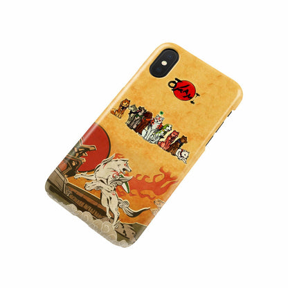 Okami and the Satomi Canine Warriors Phone Case