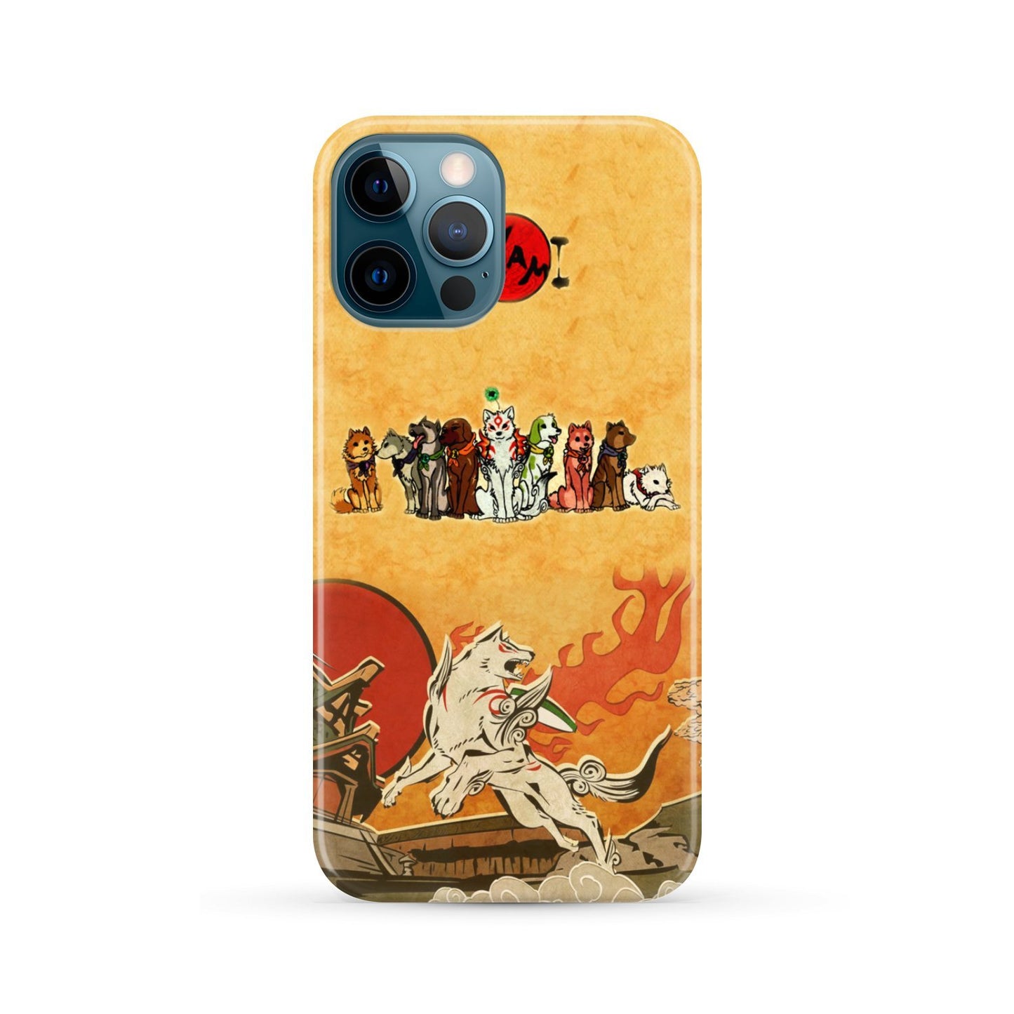 Okami and the Satomi Canine Warriors Phone Case iPhone 12 Pro Max