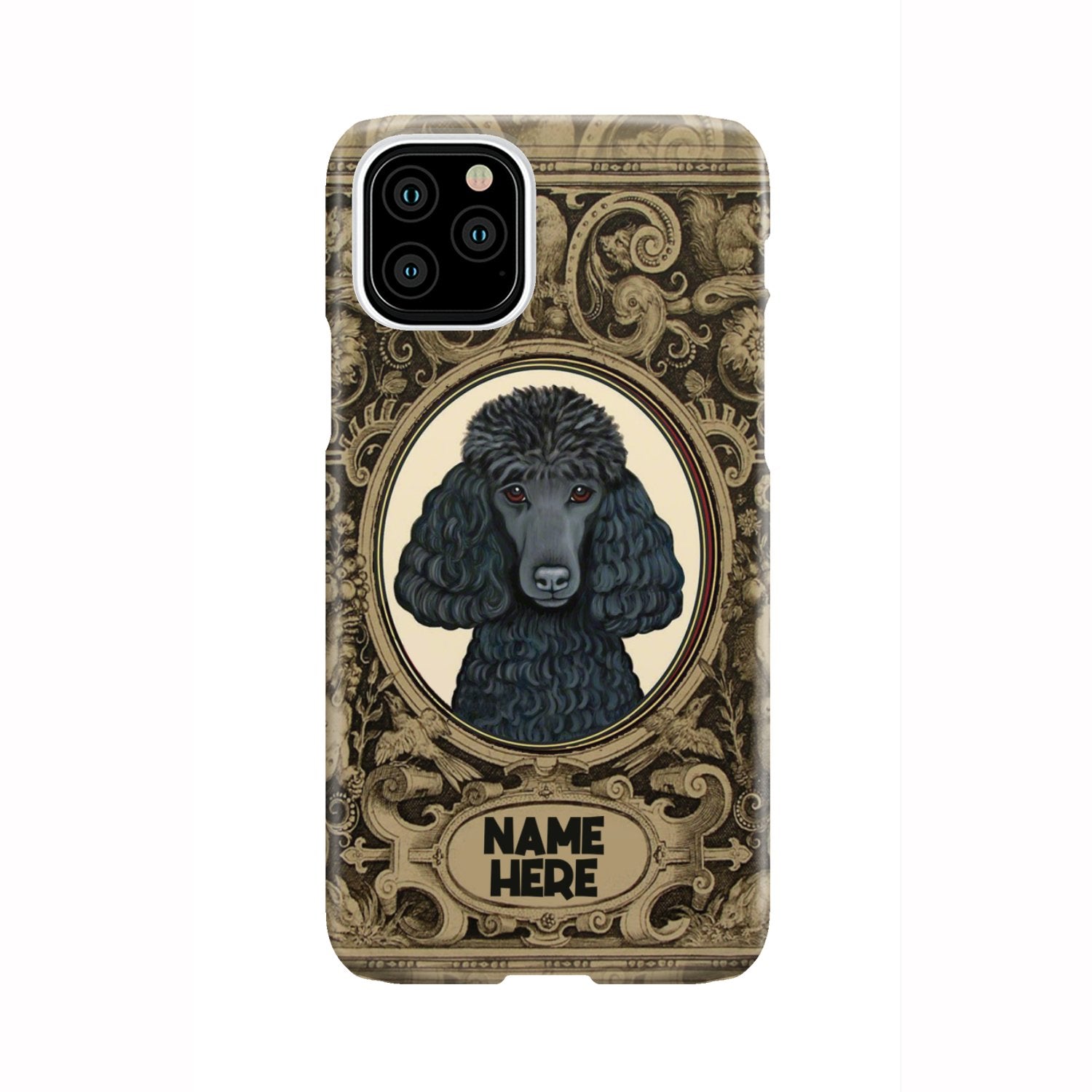 Adorable Poodle Custom Name Phone Case iPhone 11 Pro