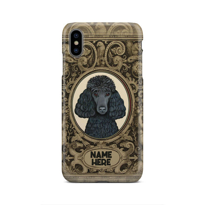 Adorable Poodle Custom Name Phone Case iPhone Xs Max