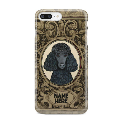Adorable Poodle Custom Name Phone Case iPhone 8 Plus