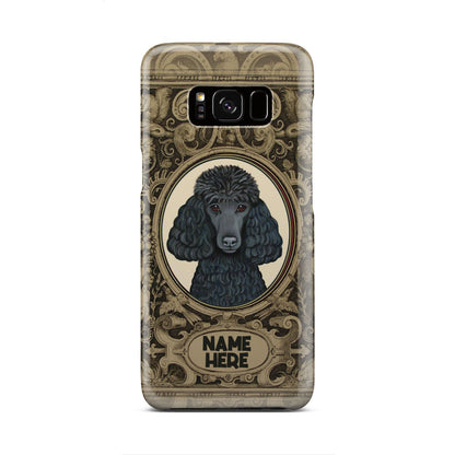 Adorable Poodle Custom Name Phone Case Samsung Galaxy S8