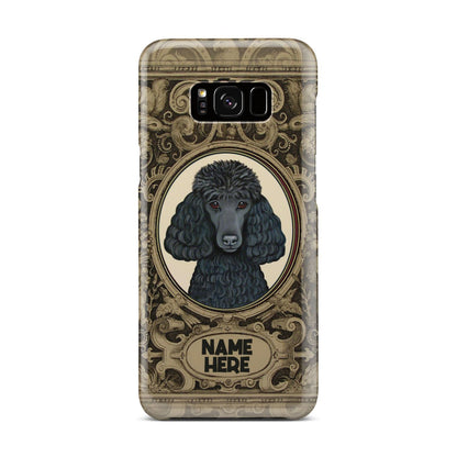 Adorable Poodle Custom Name Phone Case Samsung Galaxy S8 Plus
