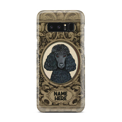 Adorable Poodle Custom Name Phone Case Samsung Galaxy Note 8