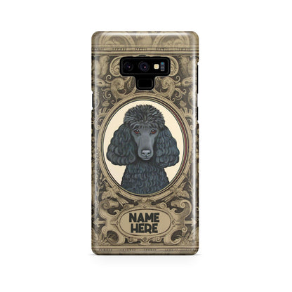 Adorable Poodle Custom Name Phone Case Samsung Galaxy Note 9