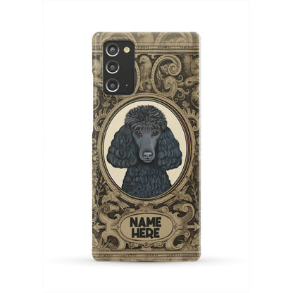 Adorable Poodle Custom Name Phone Case Samsung Galaxy Note 20