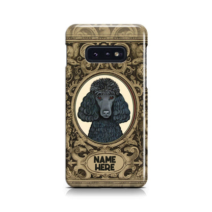 Adorable Poodle Custom Name Phone Case Samsung Galaxy S10e