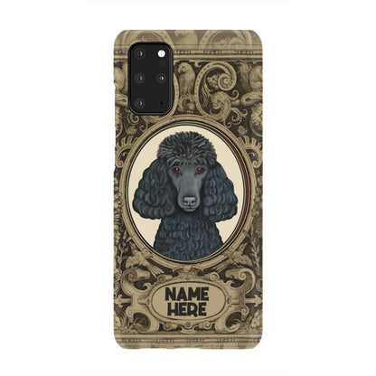 Adorable Poodle Custom Name Phone Case Samsung Galaxy S20 Plus