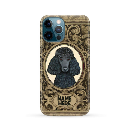 Adorable Poodle Custom Name Phone Case iPhone 12 Pro Max