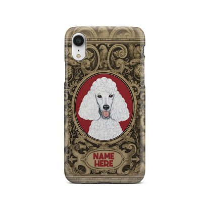 Adorable Poodle Custom Name Phone Case iPhone Xr