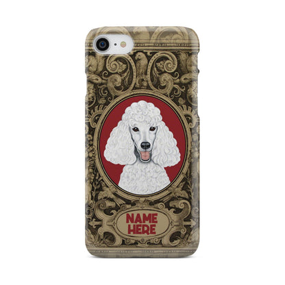 Adorable Poodle Custom Name Phone Case iPhone 8