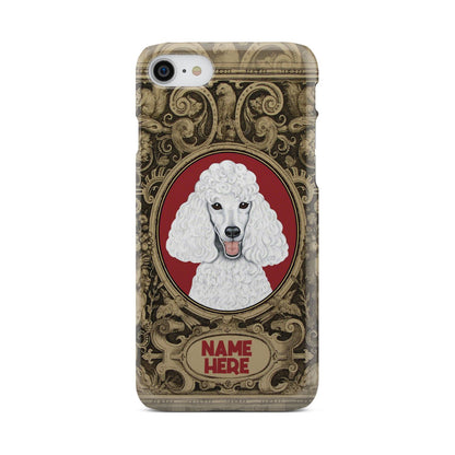 Adorable Poodle Custom Name Phone Case iPhone 7