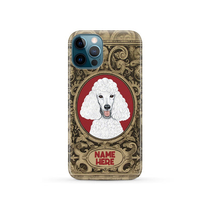 Adorable Poodle Custom Name Phone Case iPhone 12 Pro