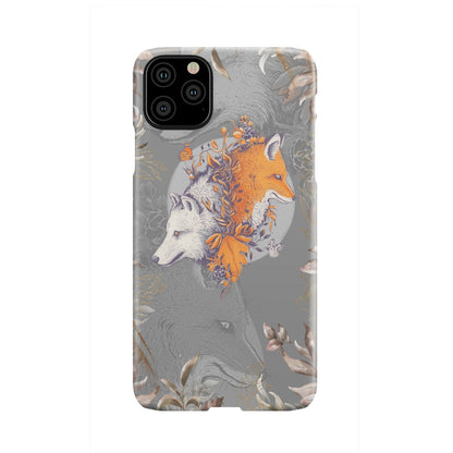 Aesthetic Fox and Wolf Phone Case iPhone 11 Pro Max