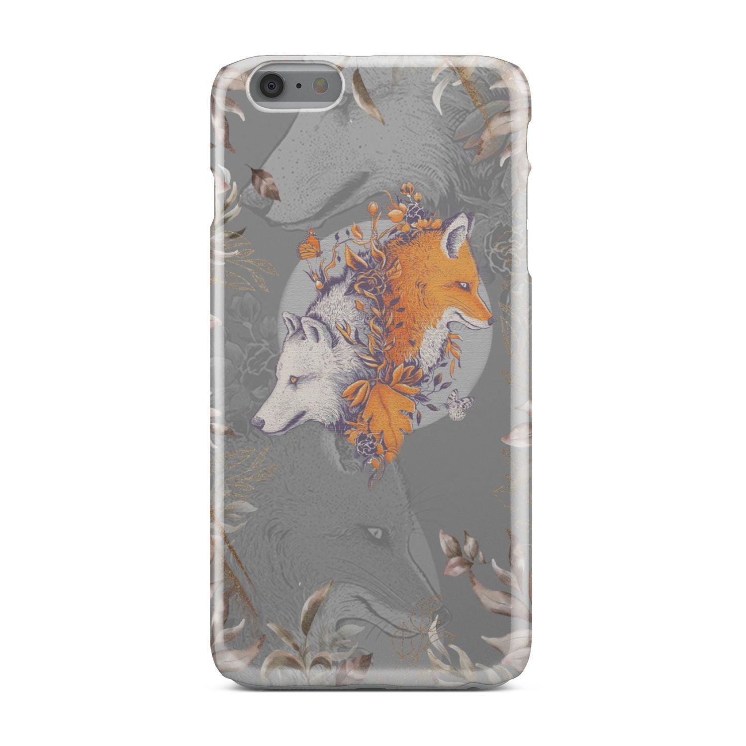 Aesthetic Fox and Wolf Phone Case iPhone 6s Plus