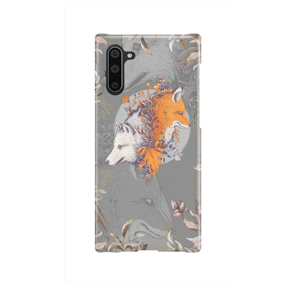 Aesthetic Fox and Wolf Phone Case Samsung Galaxy Note 10