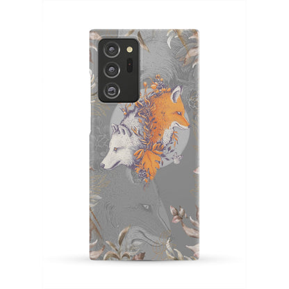 Aesthetic Fox and Wolf Phone Case Samsung Galaxy Note 20 Ultra