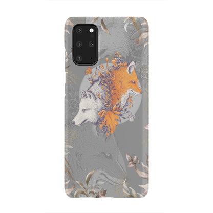 Aesthetic Fox and Wolf Phone Case Samsung Galaxy S20 Plus