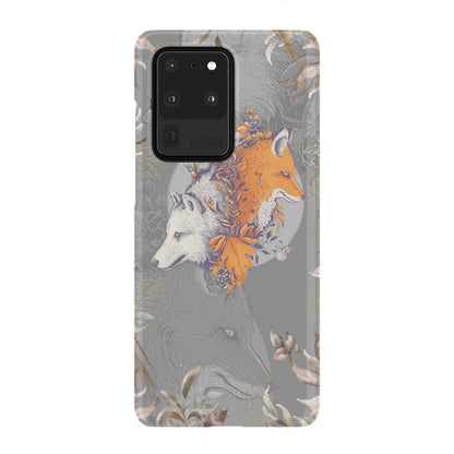 Aesthetic Fox and Wolf Phone Case Samsung Galaxy S20 Ultra
