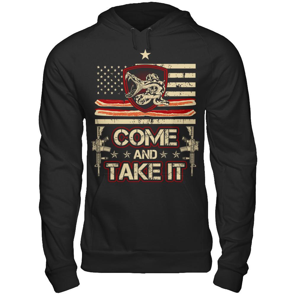 Come And Take It T-shirt Gildan - Pullover Hoodie Black
