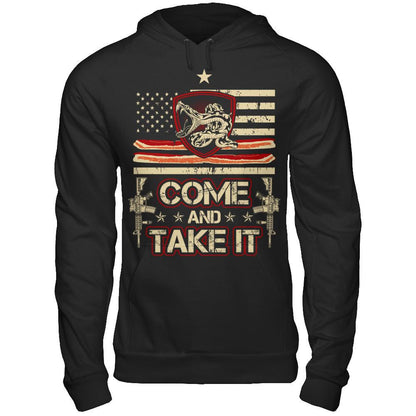 Come And Take It T-shirt Gildan - Pullover Hoodie Black