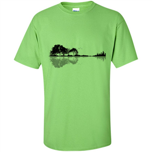 Guitar Lover T-shirt Nature Guitar