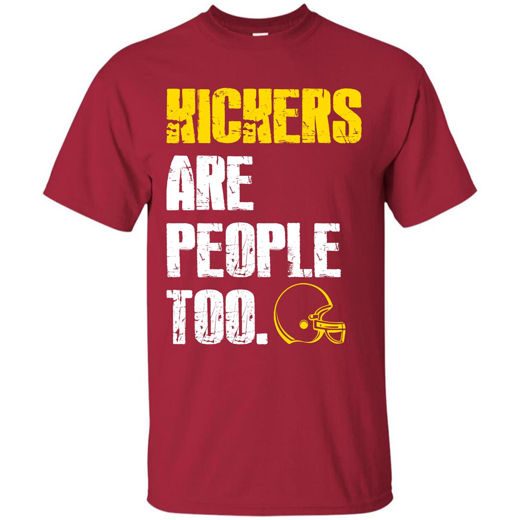 Kickers T-shirt Kickers Are People Too T-shirt Cardinal