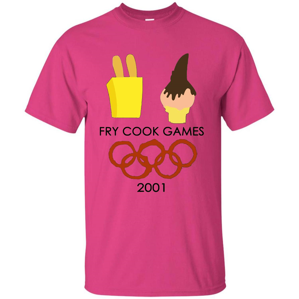 Fry Cook Games T-shirt Heliconia