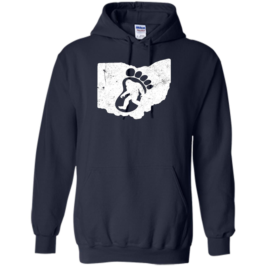 Ohio Hunting Bigfoot T-shirt Navy