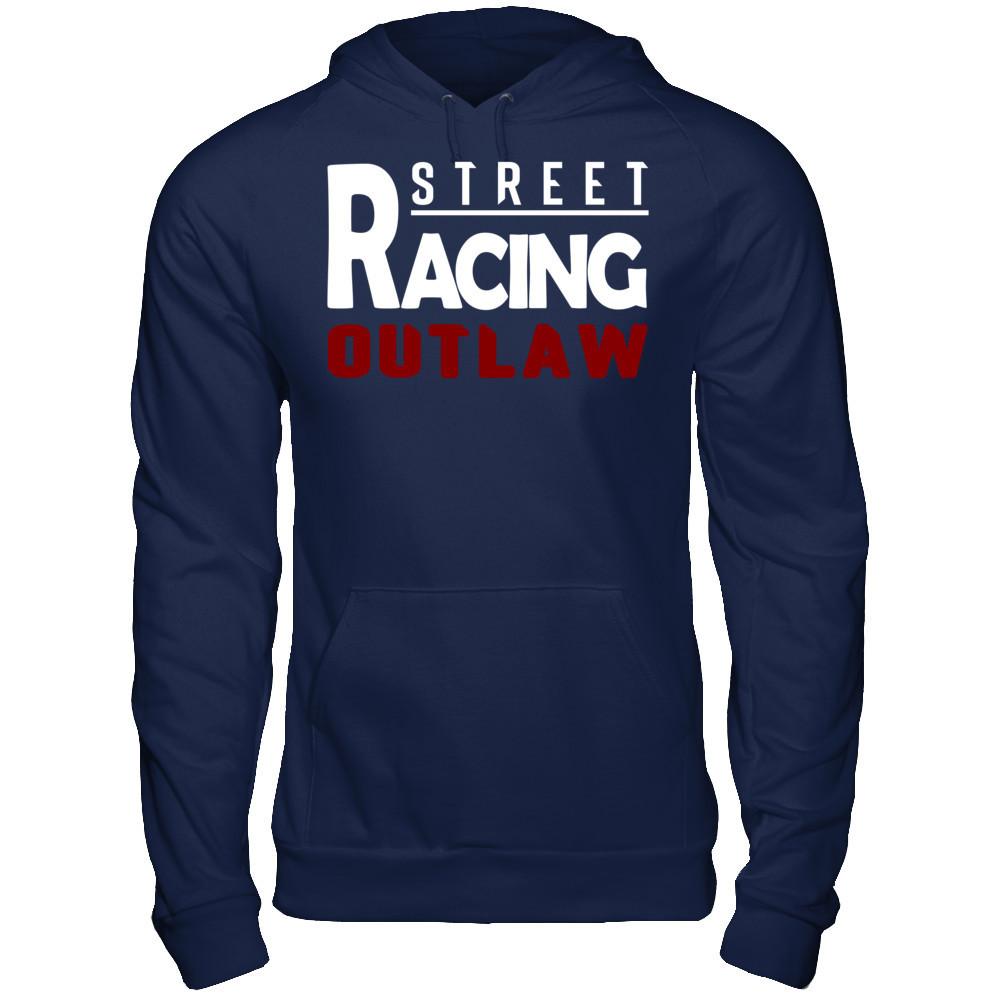 Street Racing Outlaw Gildan - Pullover Hoodie Navy
