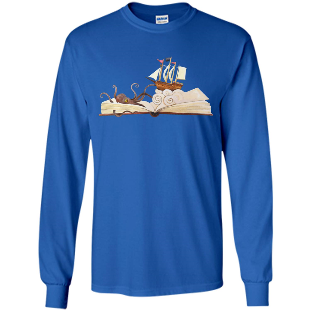 Book Reader T-shirt Love To Read Book Royal