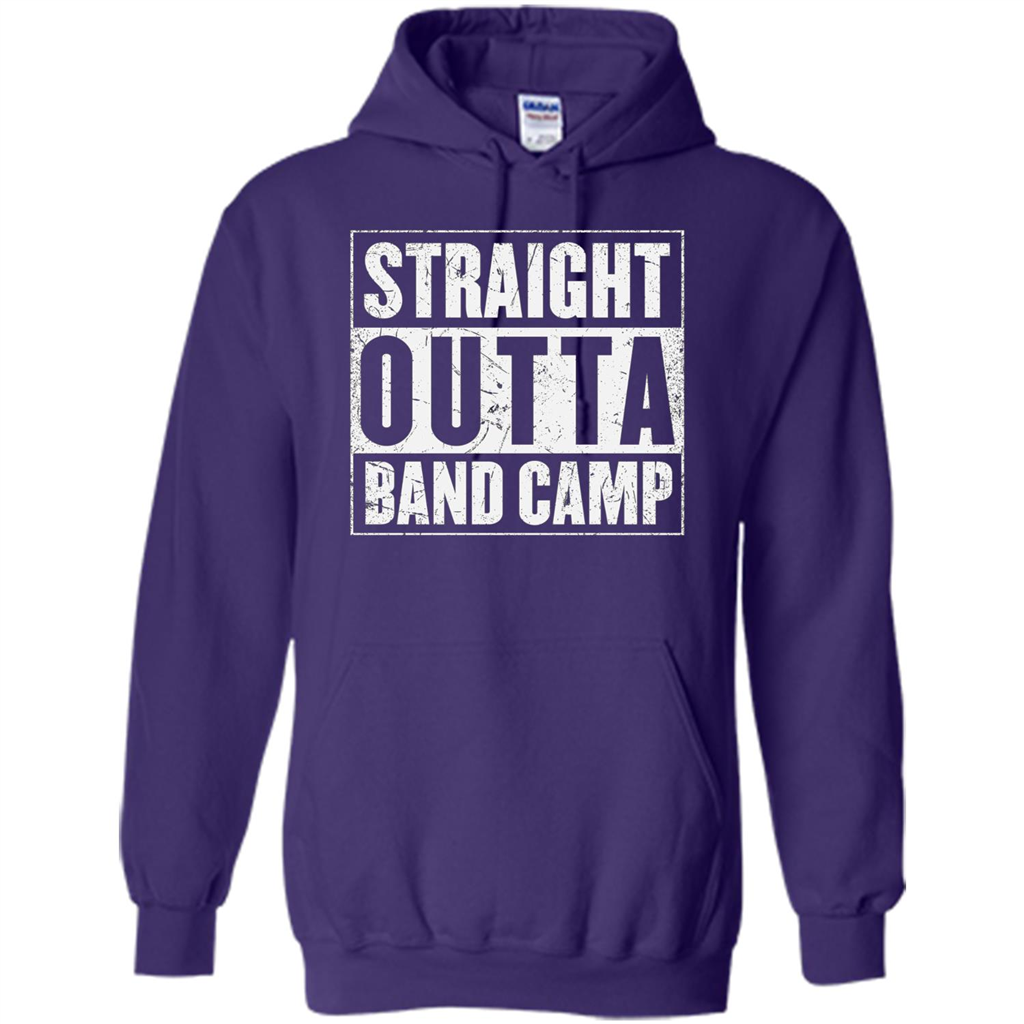 Straight Outta Band Camp T-shirt Camping T-shirt Purple