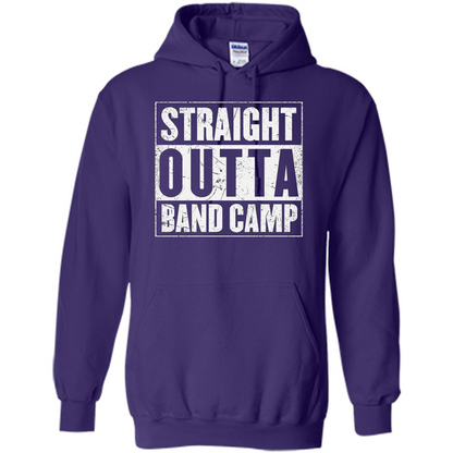 Straight Outta Band Camp T-shirt Camping T-shirt Purple